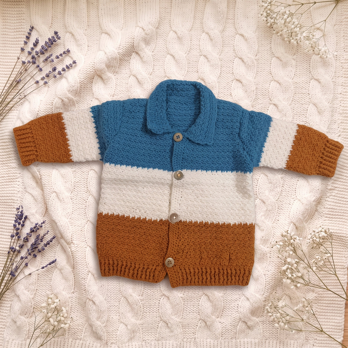 Crochet Baby Multicolour Sweater