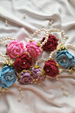 Handmade Crochet Flower Gajra for Kids