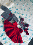 Handmade Baby Girl Dress (4 pcs)