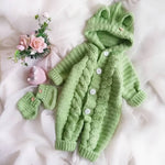 Handmade Baby Romper & shoes - Size: 0M-2Years