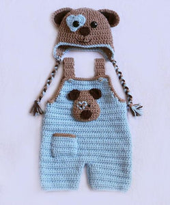 Handmade Crochet Baby Romper - Size: 0M-4Y