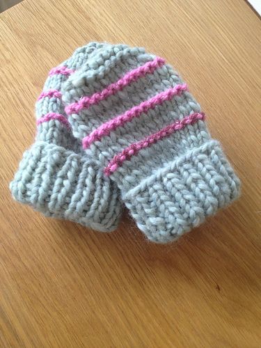 Crochet Baby Sea Green Mittens