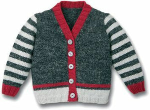 Handmade Crochet Baby Sweater - Size: 0M-4Y