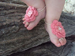 Crochet Baby Barefoot Sandals (0-12months)