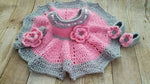 Crochet Baby Girl Dress - Size 0-24M