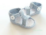 Crochet Baby Boy Sandals (0-12m)