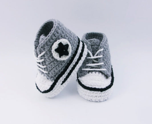 Crochet Baby Booties (0-6m)