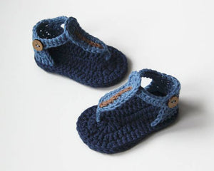 Crochet Baby Sandals (0-12m)