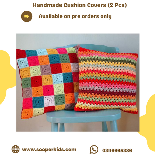 2 Pcs Set of Colorful Cushion Covers