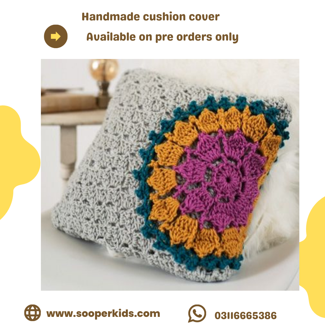 Handmade flower Cushion Cover