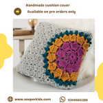 Handmade flower Cushion Cover