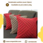 2 Pcs Set of Contrast Cushion Covers