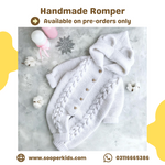 Handmade Romper- Size: 0M-2 Years