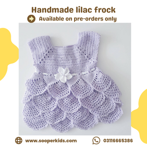 Crochet Baby Girl Dress - Size 0M-3 Years
