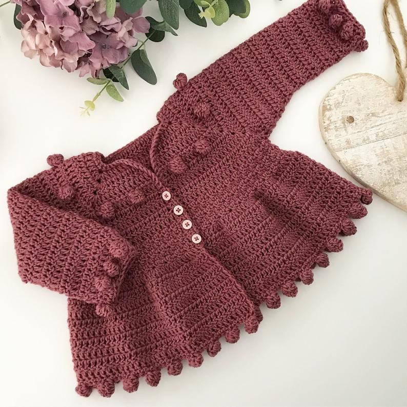 Crochet Baby Girl Dress (Newborn-4Y)