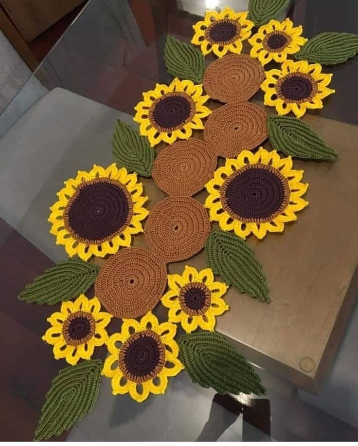 Sunflower Table Runner