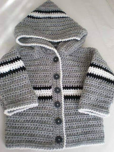 Handmade Crochet Baby Hoodie