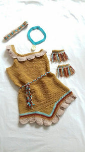 Crochet Baby Girl Dress (Newborn-4Y)