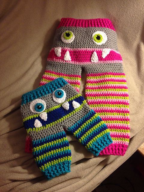 Handmade Crochet Baby Trouser - Size: 0M-4Y