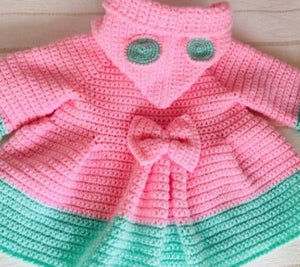 Crochet Baby Sweater (0M-4Y)