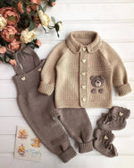 Handmade Crochet Outfit (Full Set)- Size: 0M-2 Years