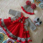Crochet Baby Girl Dress - Size 0M-4Y (Multiple Designs)