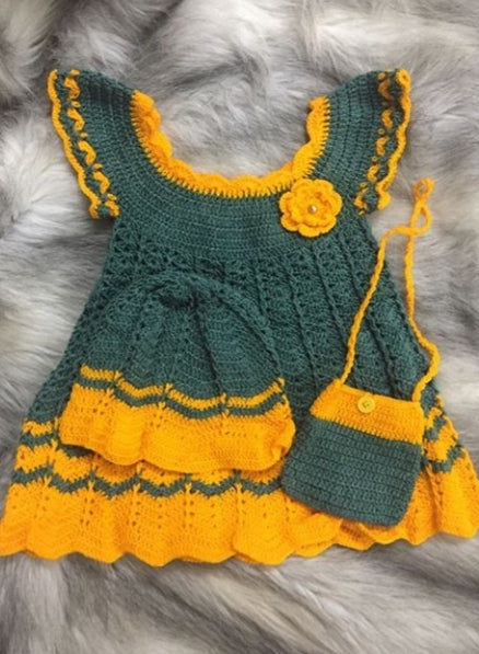Crochet Baby Girl Dress - Size 0-24M (Multiple Designs) – Sooper Kids