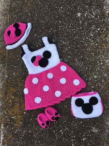 Crochet Baby Girl Dress (Newborn-4Y)