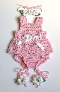 Crochet Baby Girl Dress (Newborn-4Y)