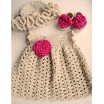Crochet Baby Girl Dress - Size 0-24M (Multiple Designs)