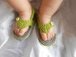 Crochet Baby Boy Sandals (0-12m)