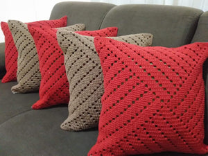 2 Pcs Set of Contrast Cushion Covers