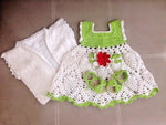 Crochet Baby Girl Dress - Size 0-24M (Multiple Designs)