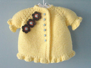 Crochet Baby Girl Sweater -  (0M-4Y)