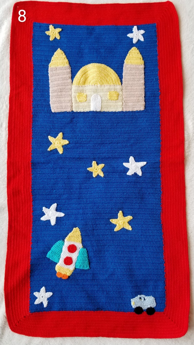 Crochet Prayer Mat Jaye Namaz - Multiple Designs