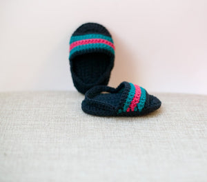 Crochet Baby Boy Sandals (0-12m)