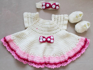 Crochet Baby Girl Dress (Newborn-4Y)