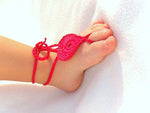 Crochet Baby Barefoot Sandals (0-12months)