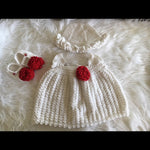 Crochet Baby Girl Dress - Size 0-24M (Multiple Designs)