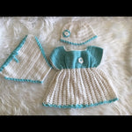 Crochet Baby Girl Dress - Size 0-24M (Multiple Designs)