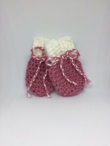 Crochet Baby Mittens (0-12M)